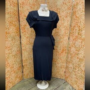 Vintage 1940s Rayon Dress